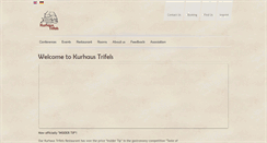 Desktop Screenshot of kurhaus-trifels.de
