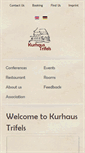 Mobile Screenshot of kurhaus-trifels.de